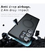 SoFetch Transparant / Zwart MagSafe Mat Hybride Hoesje voor de Samsung Galaxy S24 Ultra