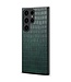SoFetch Groen Modern Krokodillen Hybride Hoesje voor de Samsung Galaxy S24 Ultra
