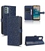 SoFetch Donkerblauw Stippen Bookcase Hoesje met Polsbandje voor de Nokia G22