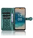 SoFetch Groen Stippen Bookcase Hoesje met Polsbandje voor de Nokia G22