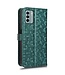 SoFetch Groen Stippen Bookcase Hoesje met Polsbandje voor de Nokia G22