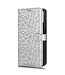 SoFetch Zilver Stippen Bookcase Hoesje met Polsbandje voor de Nokia G22