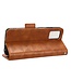 SoFetch Bruin Driehoekdesign Bookcase Hoesje met Polsbandje voor de Nokia G22