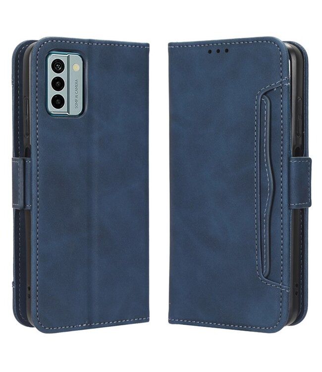 SoFetch Blauw Pasjeshouder Bookcase Hoesje voor de Nokia G22