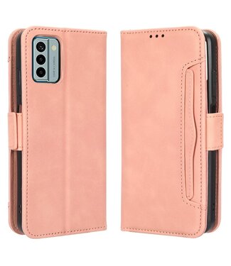 SoFetch Roze Pasjeshouder Bookcase Hoesje Nokia G22