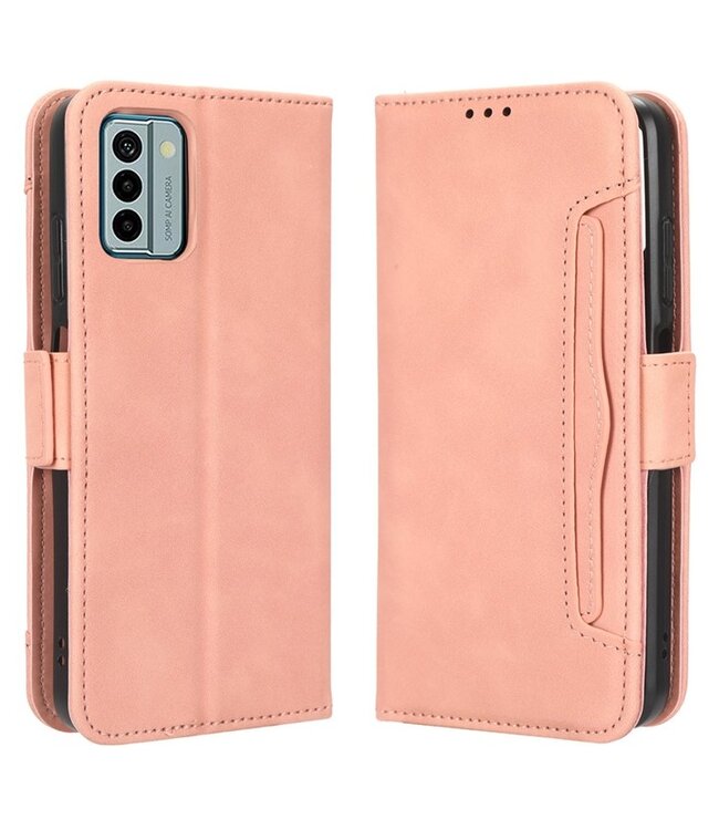SoFetch Roze Pasjeshouder Bookcase Hoesje voor de Nokia G22