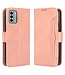 SoFetch Roze Pasjeshouder Bookcase Hoesje voor de Nokia G22