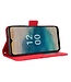 SoFetch Rood Pasjeshouder Bookcase Hoesje voor de Nokia G22