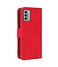 SoFetch Rood Pasjeshouder Bookcase Hoesje voor de Nokia G22