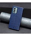 SoFetch Blauw Vlinders Bookcase Hoesje met Polsbandje voor de Nokia G22