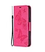 SoFetch Roze Vlinders Bookcase Hoesje met Polsbandje voor de Nokia G22