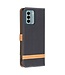 SoFetch Zwart Jeans Bookcase Hoesje met Polsbandje voor de Nokia G22