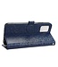 SoFetch Donkerblauw Stippen Bookcase Hoesje met Polsbandje voor de Nokia G22