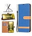 SoFetch Saffierblauw Jeans Bookcase Hoesje met Polsbandje voor de Nokia G22
