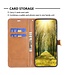 SoFetch Rood Jeans Bookcase Hoesje met Polsbandje voor de Nokia G22