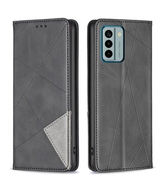 SoFetch Zwart Pasjeshouder Bookcase Hoesje Nokia G22