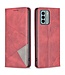 SoFetch Rood Pasjeshouder Bookcase Hoesje voor de Nokia G22