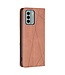 SoFetch Bruin Pasjeshouder Bookcase Hoesje voor de Nokia G22