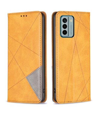 SoFetch Geel Pasjeshouder Bookcase Hoesje Nokia G22