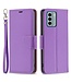 SoFetch Paars Litchee Bookcase Hoesje met Polsbandje voor de Nokia G22