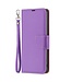 SoFetch Paars Litchee Bookcase Hoesje met Polsbandje voor de Nokia G22