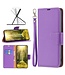 SoFetch Paars Litchee Bookcase Hoesje met Polsbandje voor de Nokia G22