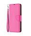 SoFetch Roze Litchee Bookcase Hoesje met Polsbandje voor de Nokia G22