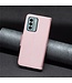 SoFetch Rozegoud Litchee Bookcase Hoesje met Polsbandje voor de Nokia G22