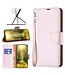 SoFetch Rozegoud Litchee Bookcase Hoesje met Polsbandje voor de Nokia G22