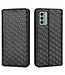 SoFetch Zwart Ruiten Bookcase Hoesje voor de Nokia G22
