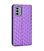 SoFetch Paars Ruiten Bookcase Hoesje voor de Nokia G22