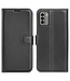 SoFetch Zwart Litchee Bookcase Hoesje voor de Nokia G22