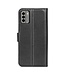SoFetch Zwart Litchee Bookcase Hoesje voor de Nokia G22
