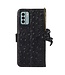 SoFetch Zwart RFID Struisvogel Bookcase Hoesje voor de Nokia G22