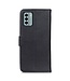 Khazhen Zwart Stijlvol Drukknoop Bookcase Hoesje voor de Nokia G22
