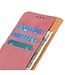 Khazhen Roze Stijlvol Drukknoop Bookcase Hoesje voor de Nokia G22