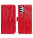 SoFetch Rood Glad Bookcase Hoesje voor de Nokia G22