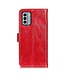 SoFetch Rood Glad Bookcase Hoesje voor de Nokia G22