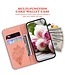 SoFetch Roze Bloemen Vlinder Bookcase Hoesje met Polsbandje voor de Nokia G22
