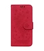 SoFetch Rood Bloemen Vlinder Bookcase Hoesje met Polsbandje voor de Nokia G22