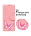 SoFetch Roze Vlinder Bookcase Hoesje voor de Nokia G22