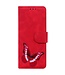 SoFetch Rood Vlinder Bookcase Hoesje voor de Nokia G22
