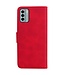 SoFetch Rood Vlinder Bookcase Hoesje voor de Nokia G22