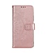 SoFetch Rozegoud Mandala Bookcase Hoesje met Polsbandje voor de Nokia G22