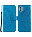 SoFetch Blauw Mandala Bookcase Hoesje met Polsbandje voor de Nokia G22