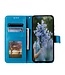 SoFetch Blauw Mandala Bookcase Hoesje met Polsbandje voor de Nokia G22