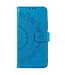 SoFetch Blauw Mandala Bookcase Hoesje met Polsbandje voor de Nokia G22