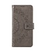 SoFetch Grijs Mandala Bookcase Hoesje met Polsbandje voor de Nokia G22