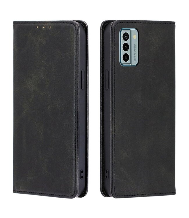 SoFetch Zwart Magnetisch Modern Bookcase Hoesje voor de Nokia G22