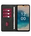 SoFetch Zwart Magnetisch Modern Bookcase Hoesje voor de Nokia G22